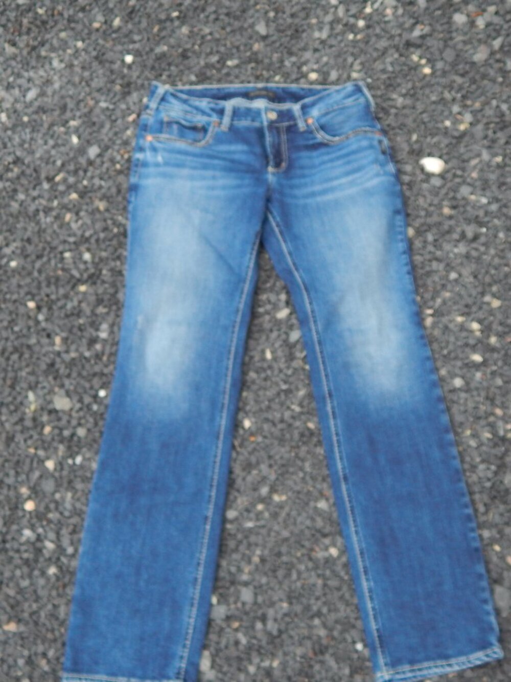 Silver Jeans Co. Britt Straight Leg Jeans Women W32 L31 Stretch